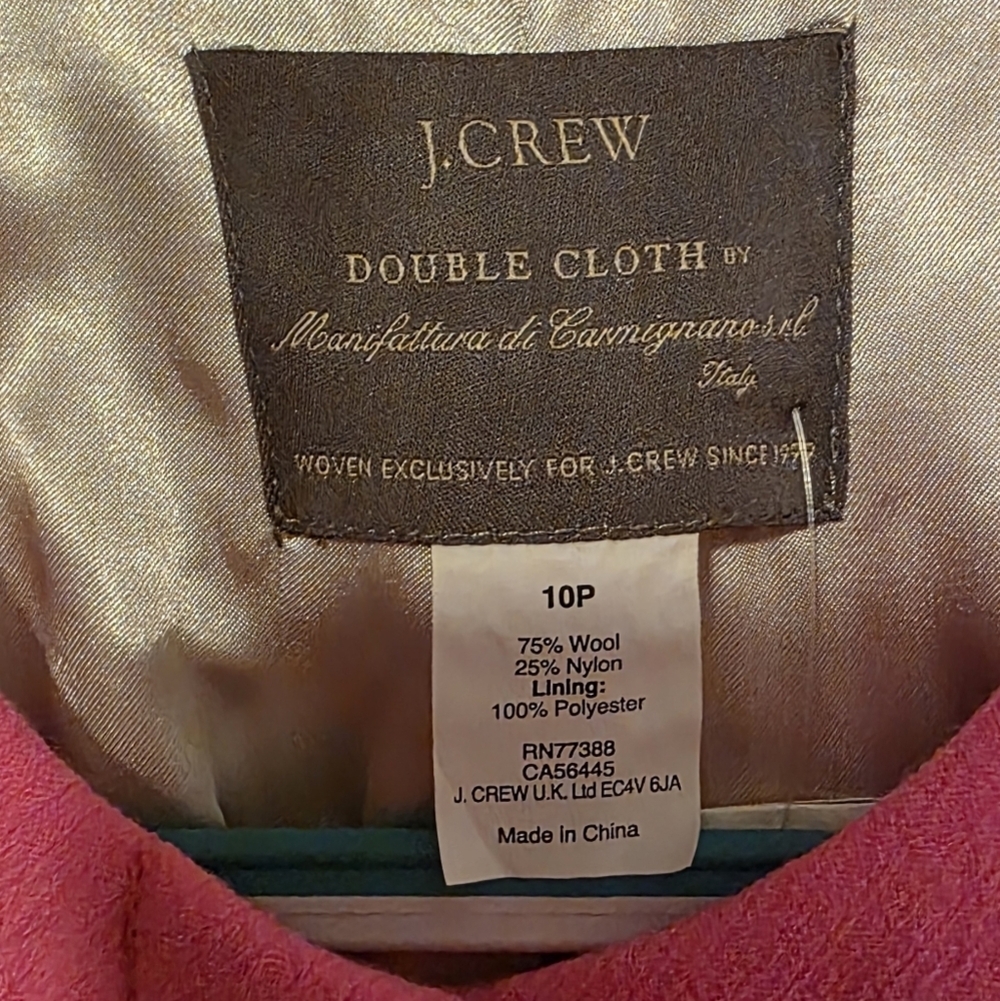 J. Crew Sabrina Coat in Neon Azalea - Picture 3 of 6
